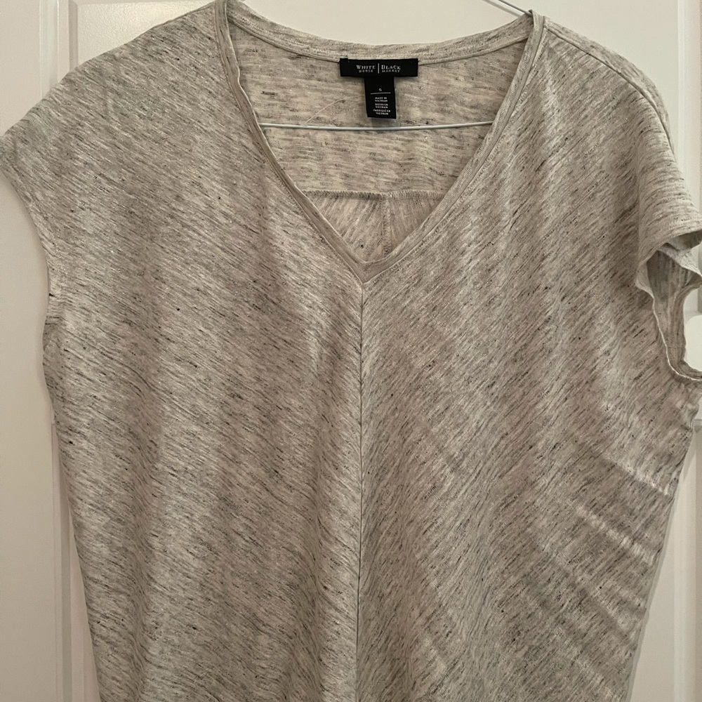 White House black market grey tshirt
